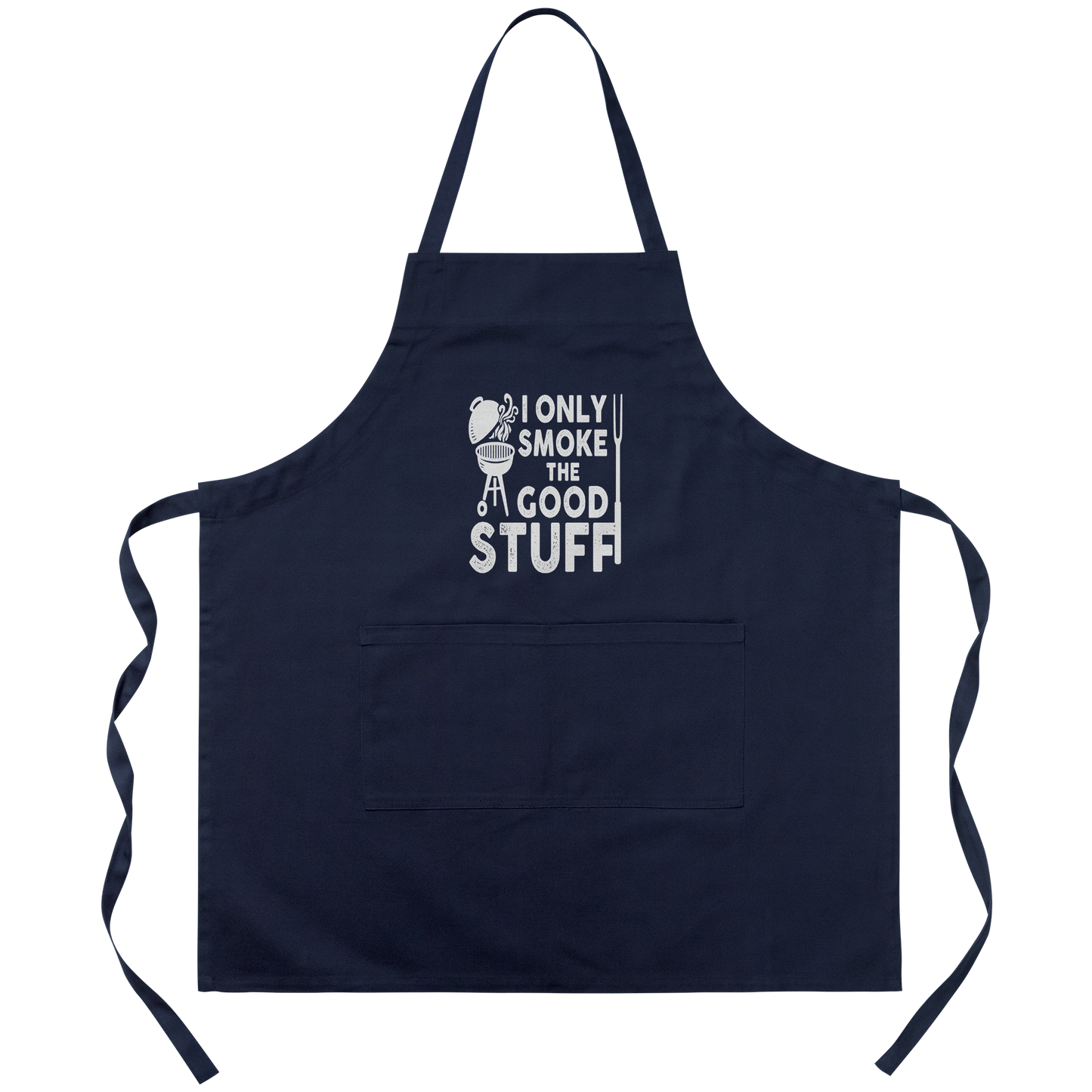 100_Cottom_Apron_-_I_Only_Smoke_the_Goo_Navy_Transparent_Mockup.png