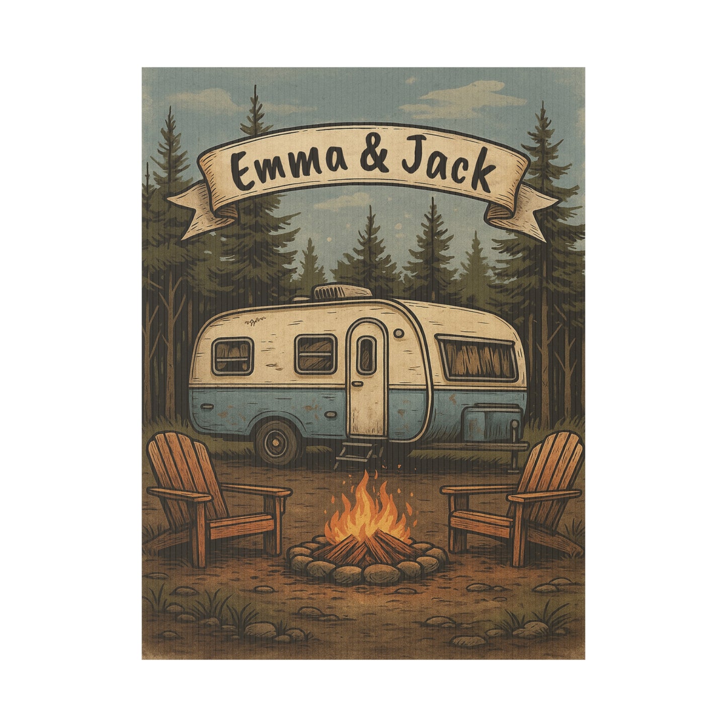 Personalized Camping Sign| Outdoor Decor