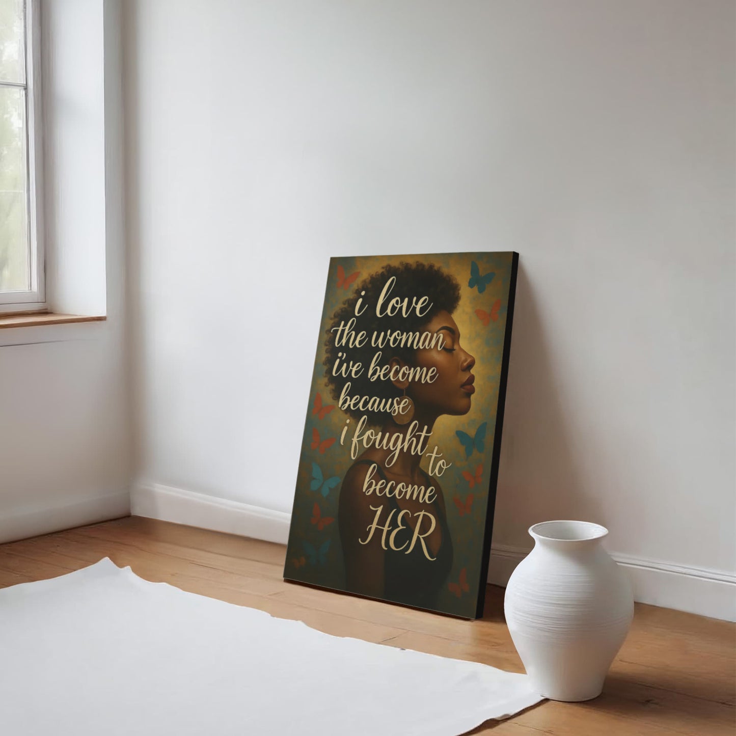 16" x 20" Premium Canvas – “I Love the Woman I’ve Become