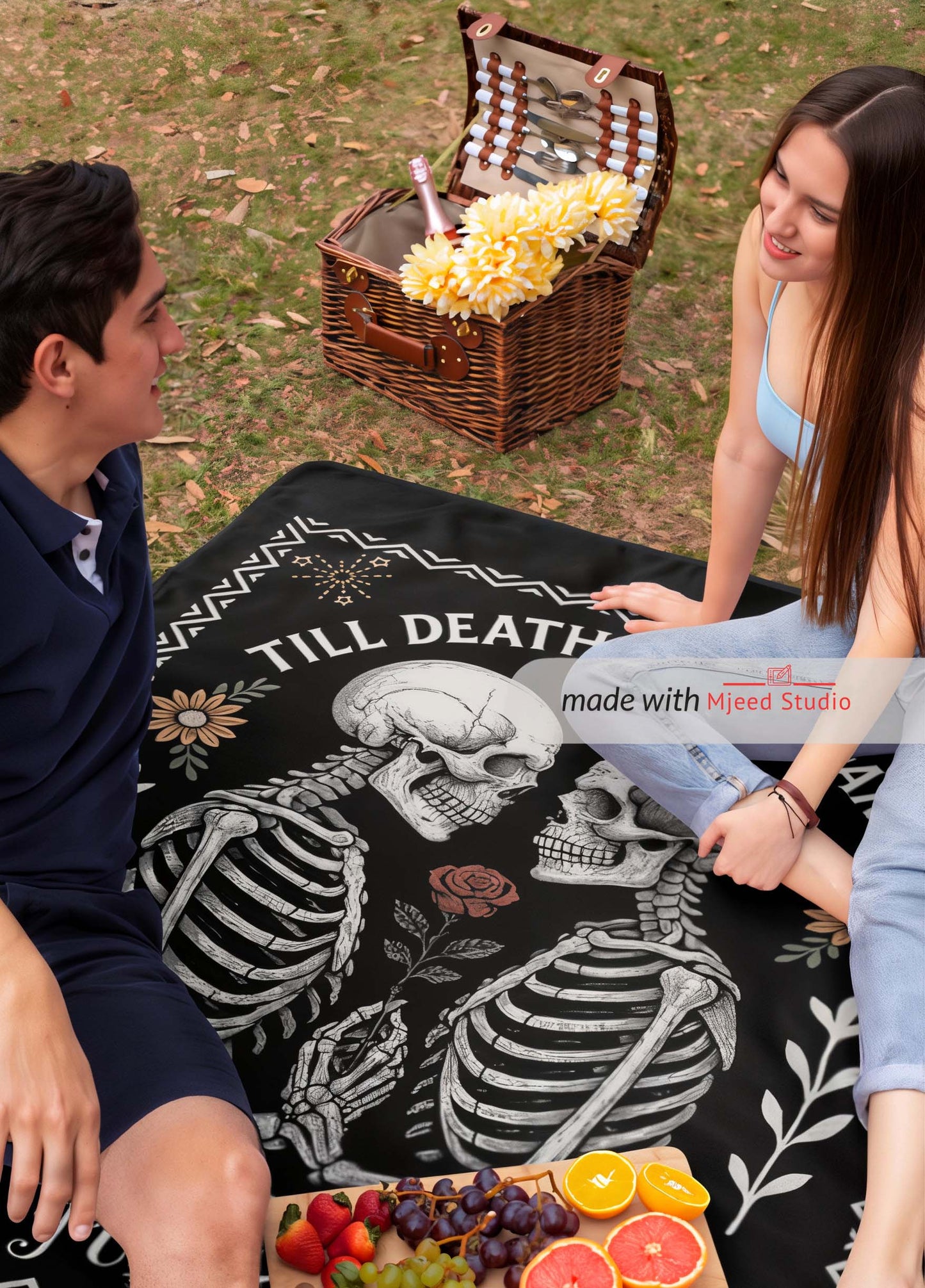 Personalized "Till Death Do Us Part" Blanket