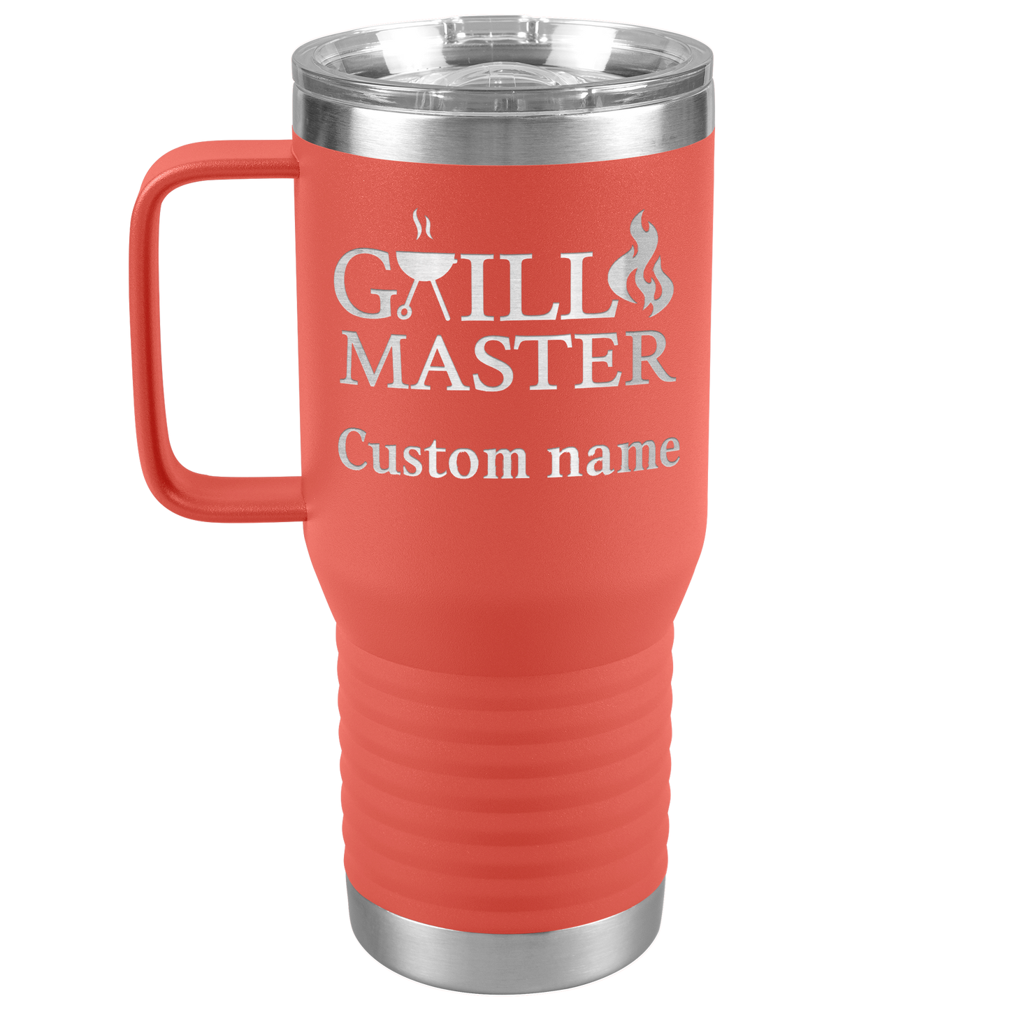 Custom_Name_Grill_Master__20oz_Travel_20oz_Travel_Tumbler_Coral_Mockup.png