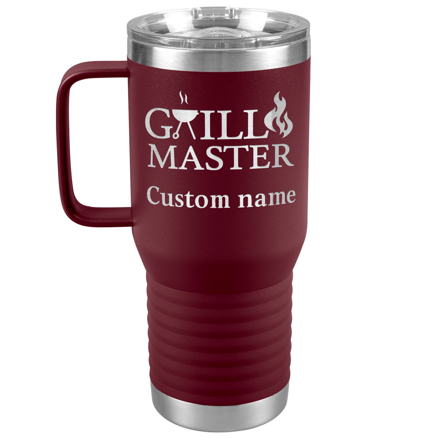 Custom_Name_Grill_Master__20oz_Travel_20oz_Travel_Tumbler_Maroon_Mockup.png