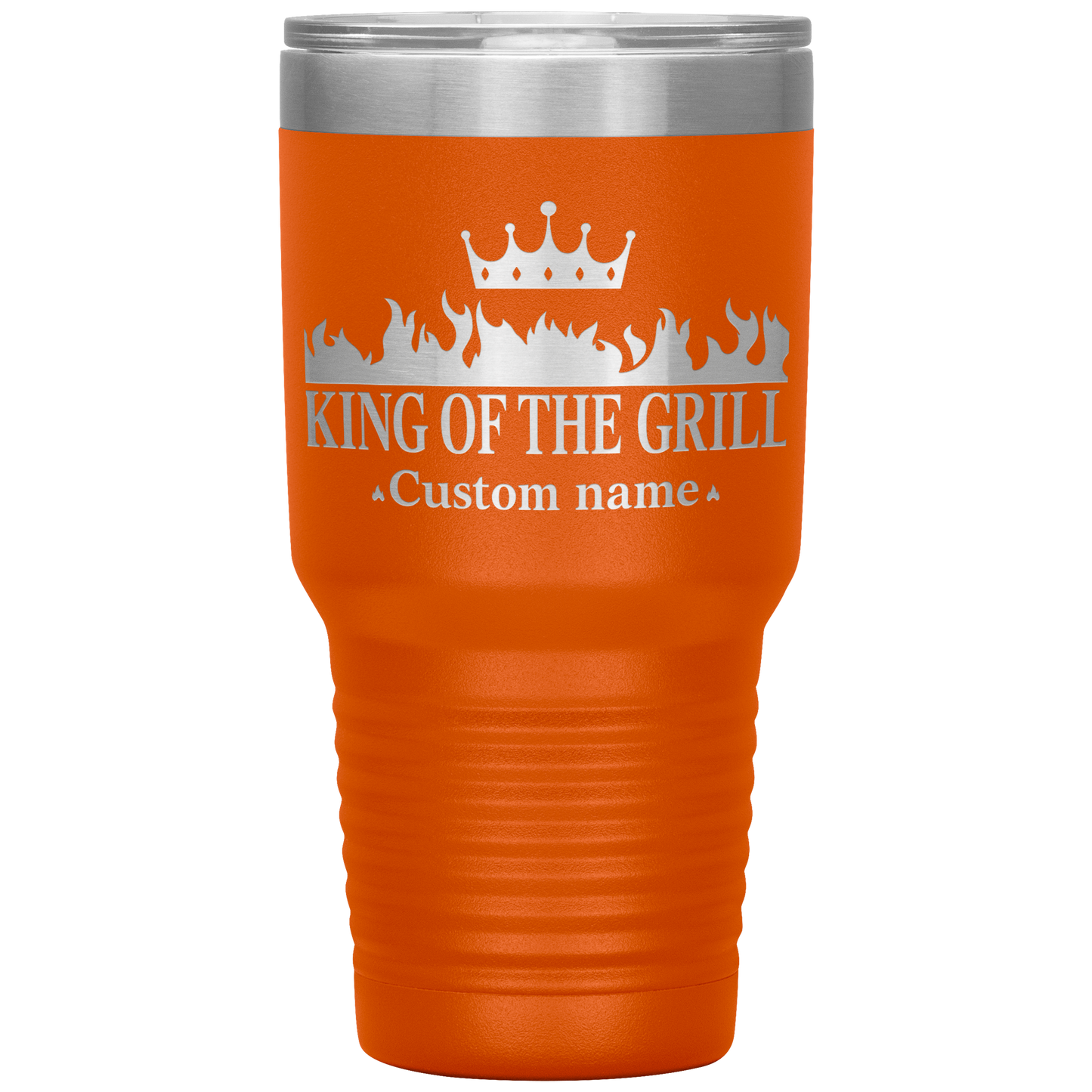 Custom_Name__King_of_the_Grill_30oz_I_30oz_Tumbler_Orange_Mockup.png