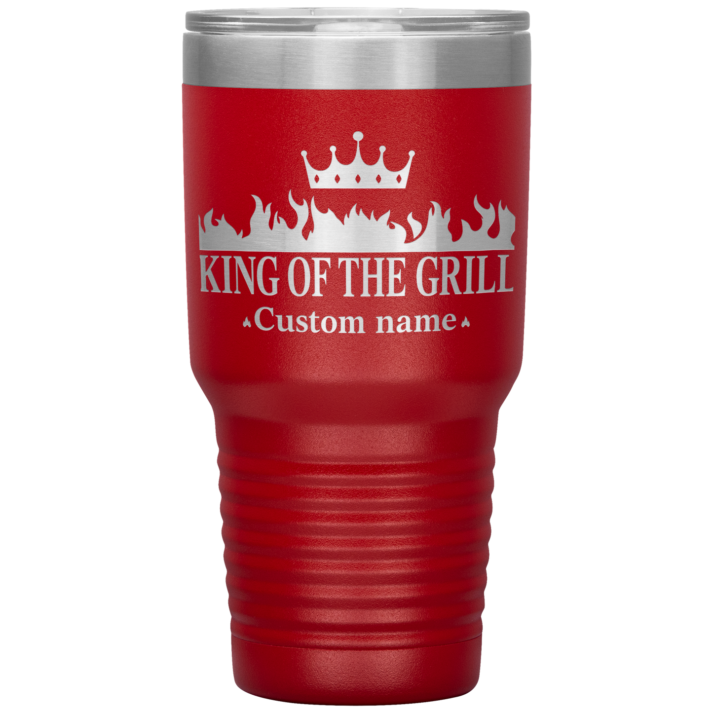 Custom_Name__King_of_the_Grill_30oz_I_30oz_Tumbler_Red_Mockup.png