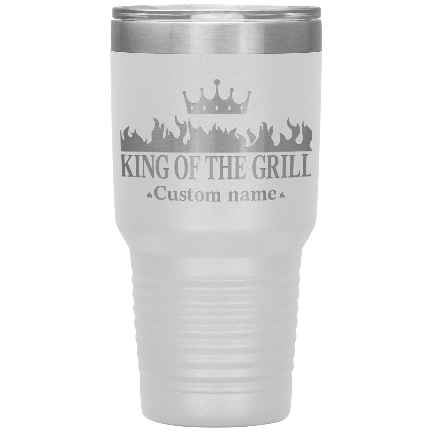 Custom_Name__King_of_the_Grill_30oz_I_30oz_Tumbler_White_Mockup.png