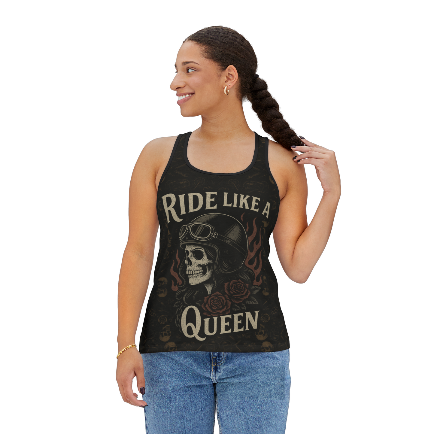 Ride Like a Queen Women's Tank Top - Biker Style