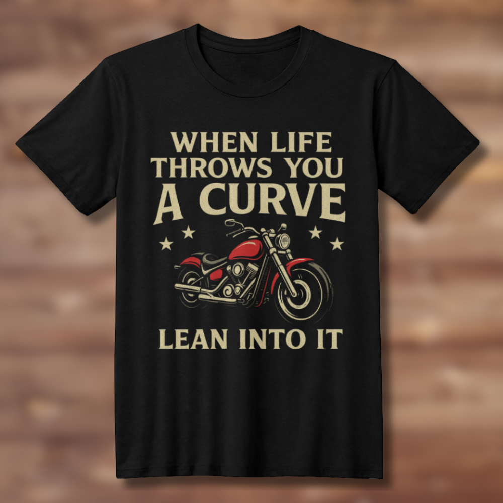 When Life Throws You a Curve – Premium Unisex Jersey Tee