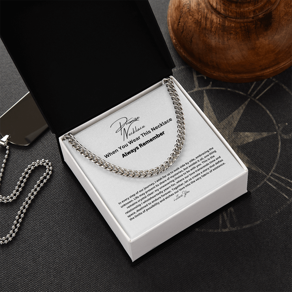 Promise Necklace for Him – Meaningful Gift Set