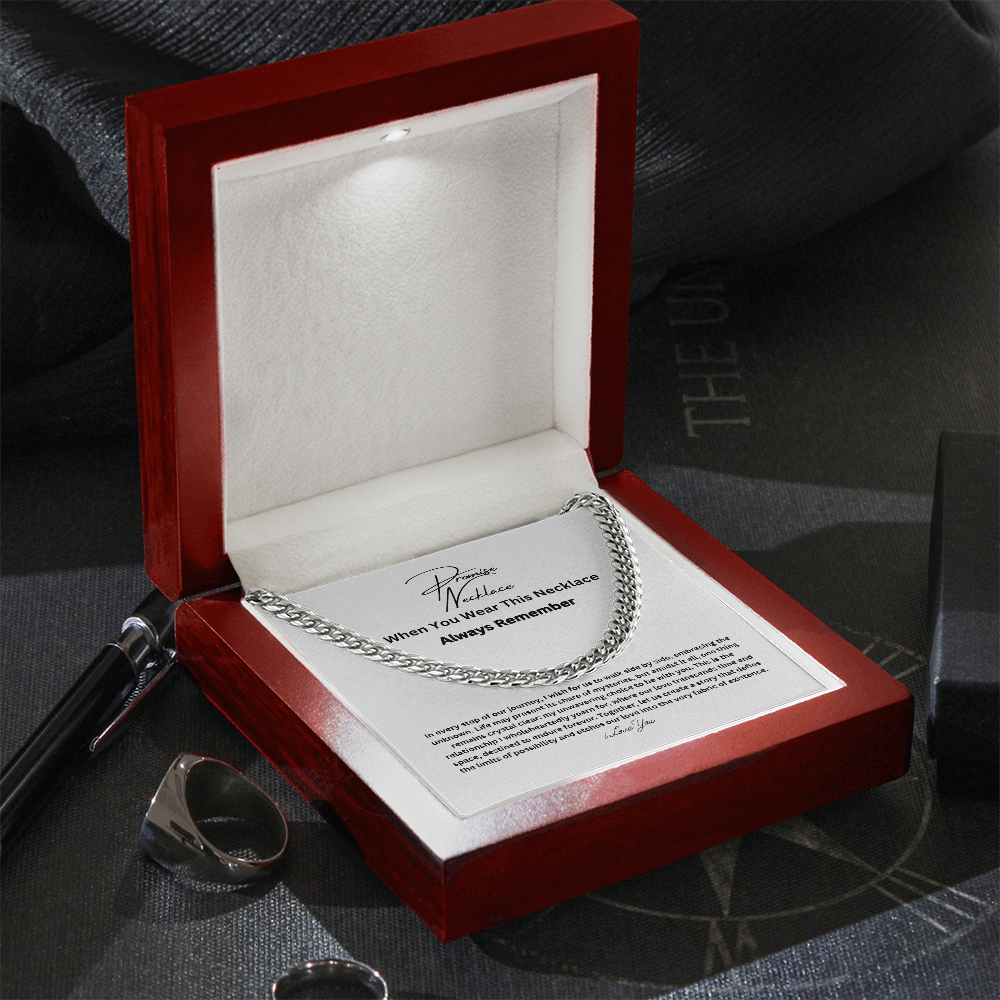 Promise Necklace for Him – Meaningful Gift Set