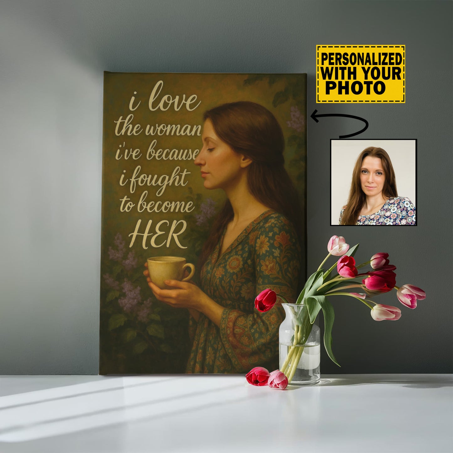 16"x20" Wrapped Canvas – Turn Your Photo Into a Powerful Portrait