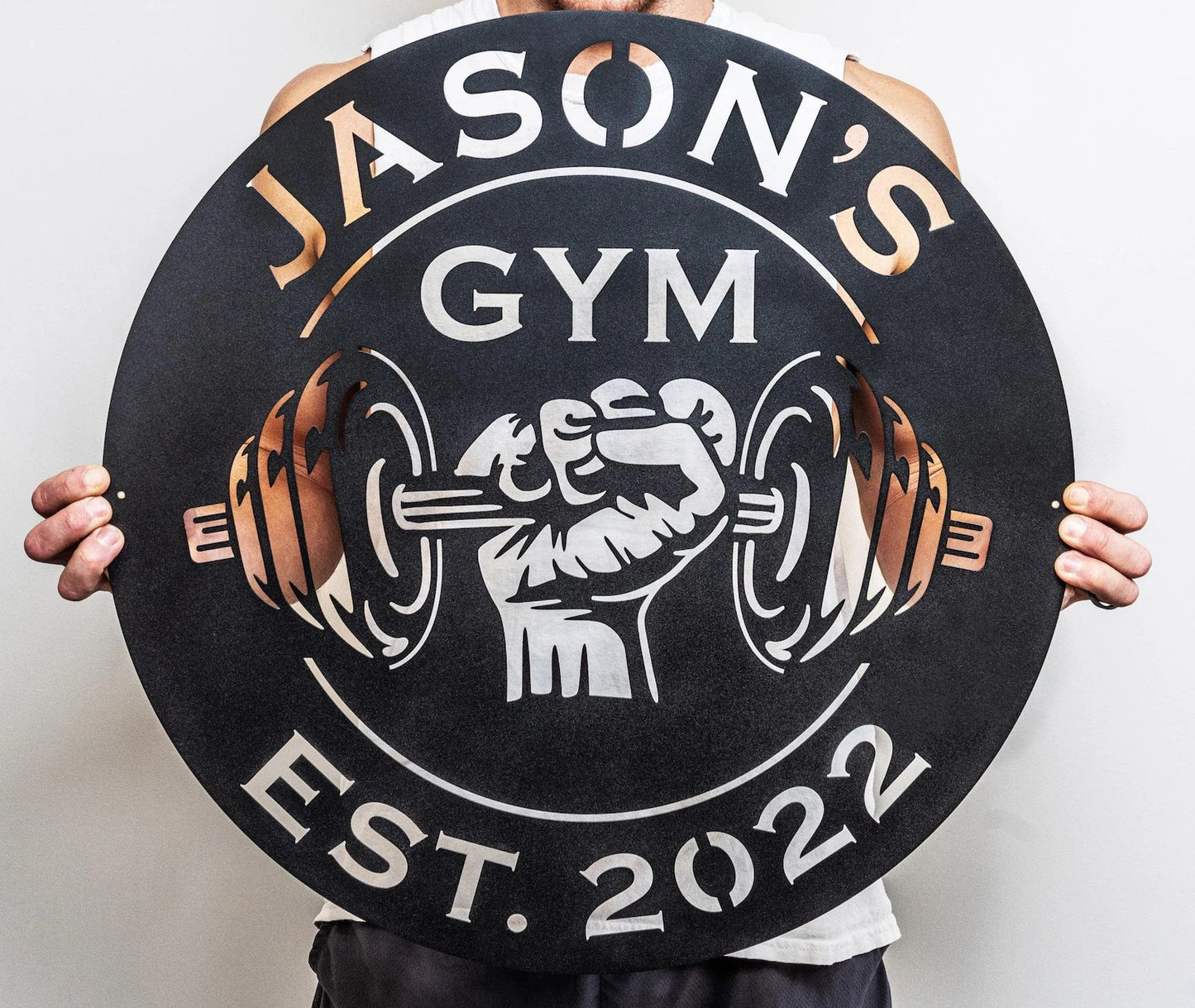 Personalized Gym Metal Sign – For True Lifters Only