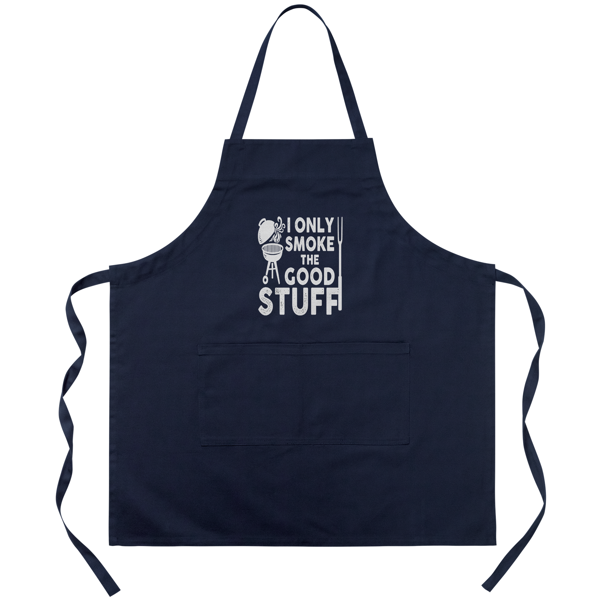 100_Cottom_Apron_-_I_Only_Smoke_the_Goo_Navy_Transparent_Mockup.png