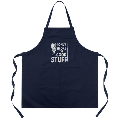 100_Cottom_Apron_-_I_Only_Smoke_the_Goo_Navy_Transparent_Mockup.png