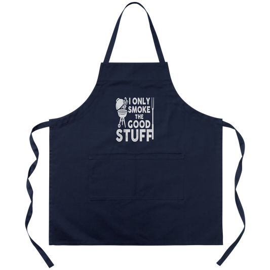 100_Cottom_Apron_-_I_Only_Smoke_the_Goo_Navy_Transparent_Mockup.png