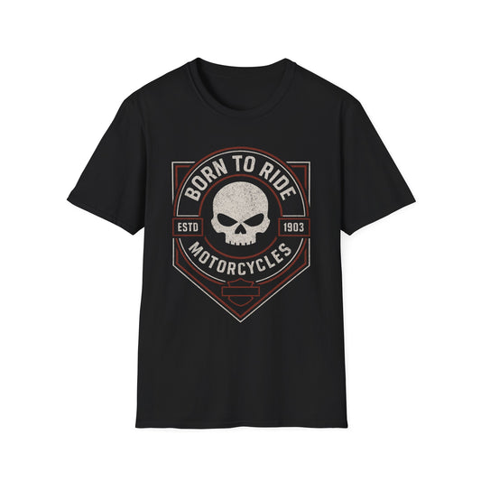 Born to Ride Motorcycle T-Shirt for Bikers