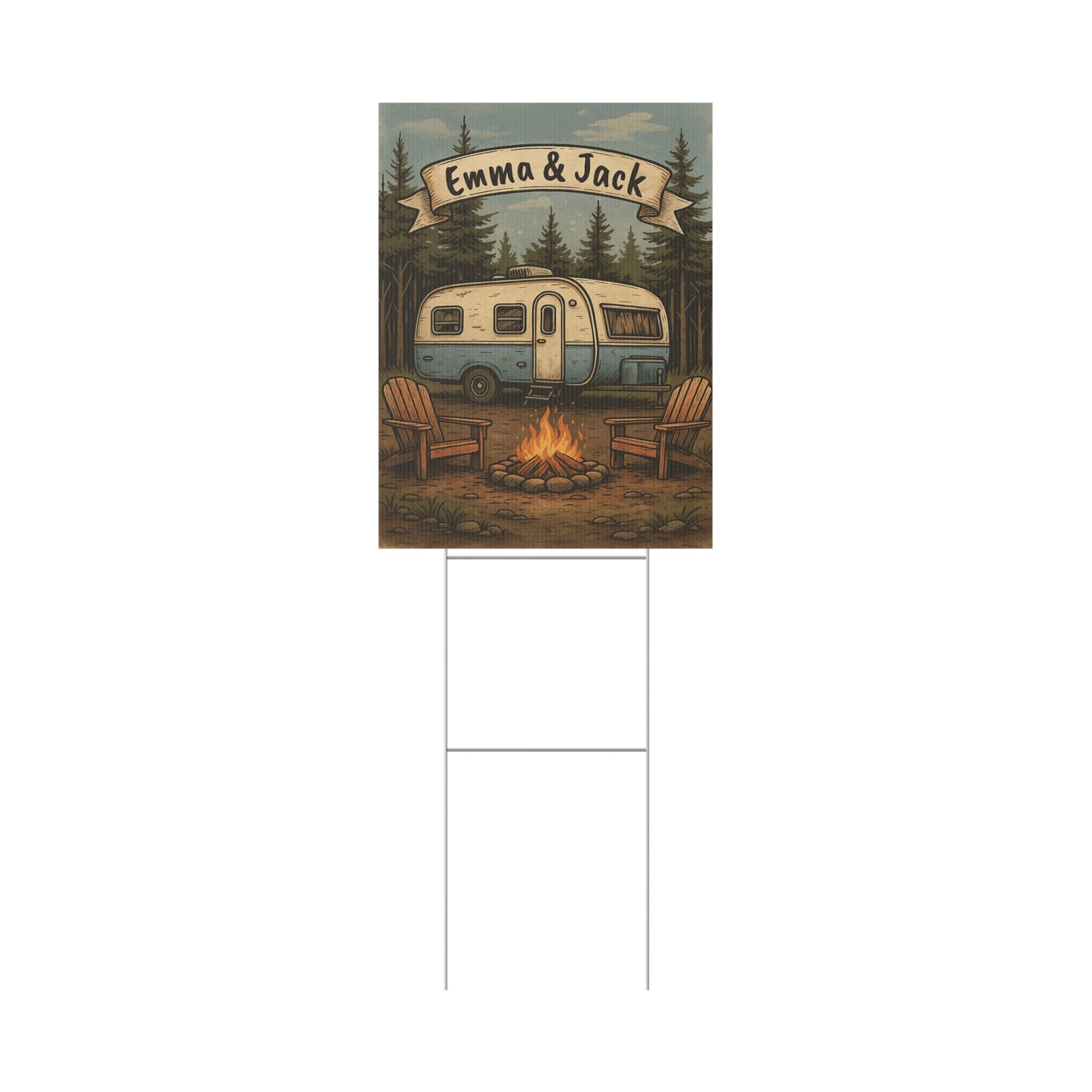 Personalized Camping Sign| Outdoor Decor