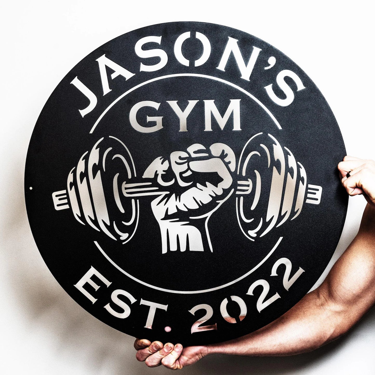 Personalized Gym Metal Sign – For True Lifters Only