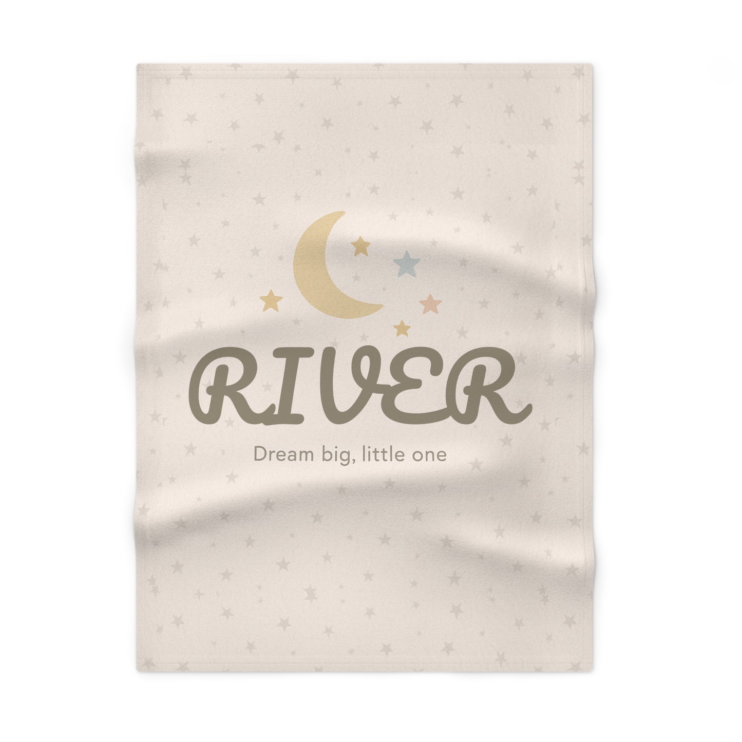 Dream Big – Personalized Baby Blanket | Soft Fleece Comfort with Name