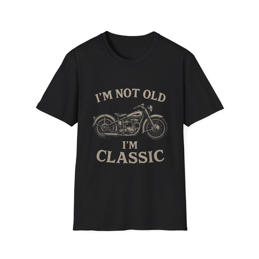 i'm not old i'm classic  - Retro Motorcycle Tee
