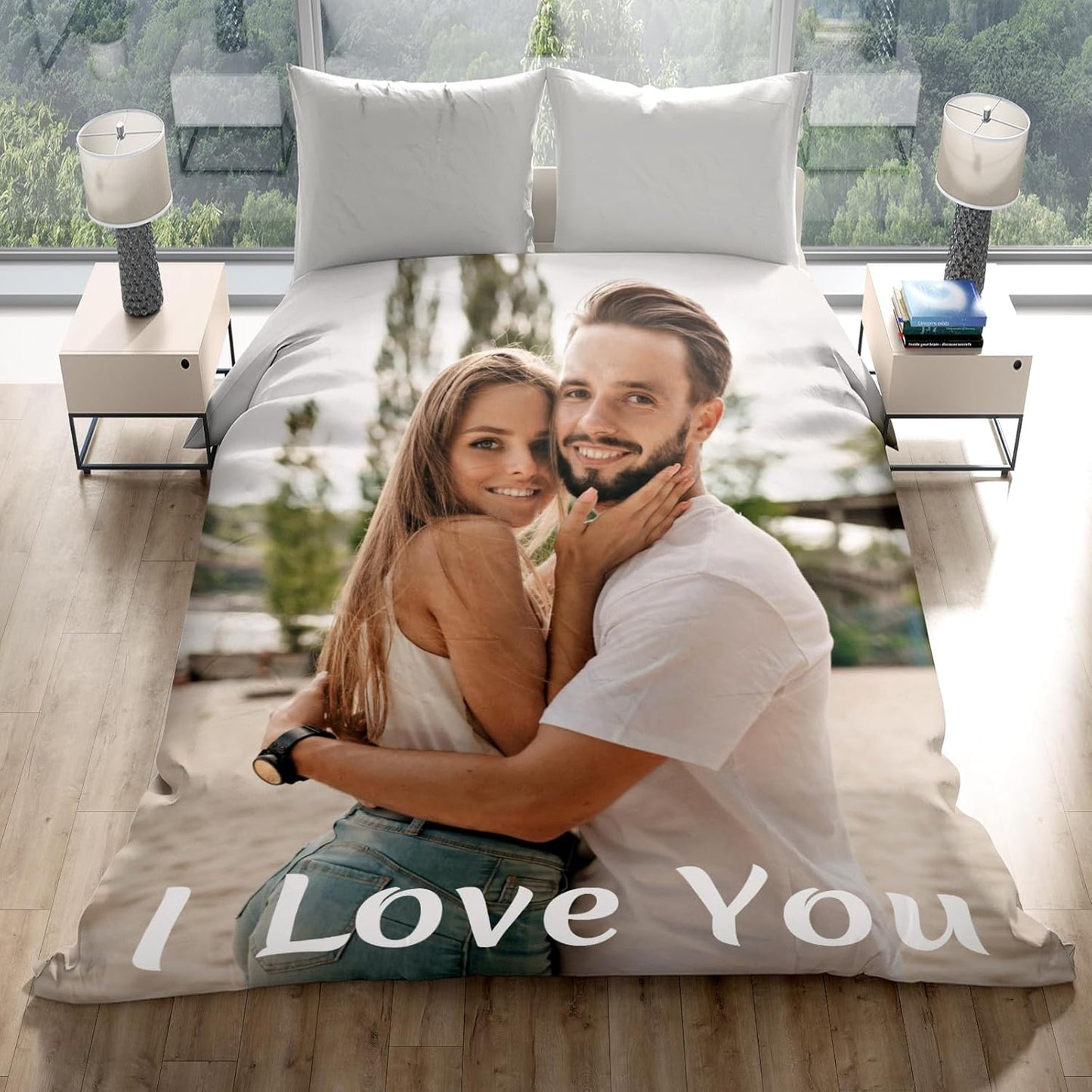 Custom Photo Collage Blanket – Personalized with Your Pictures & Words