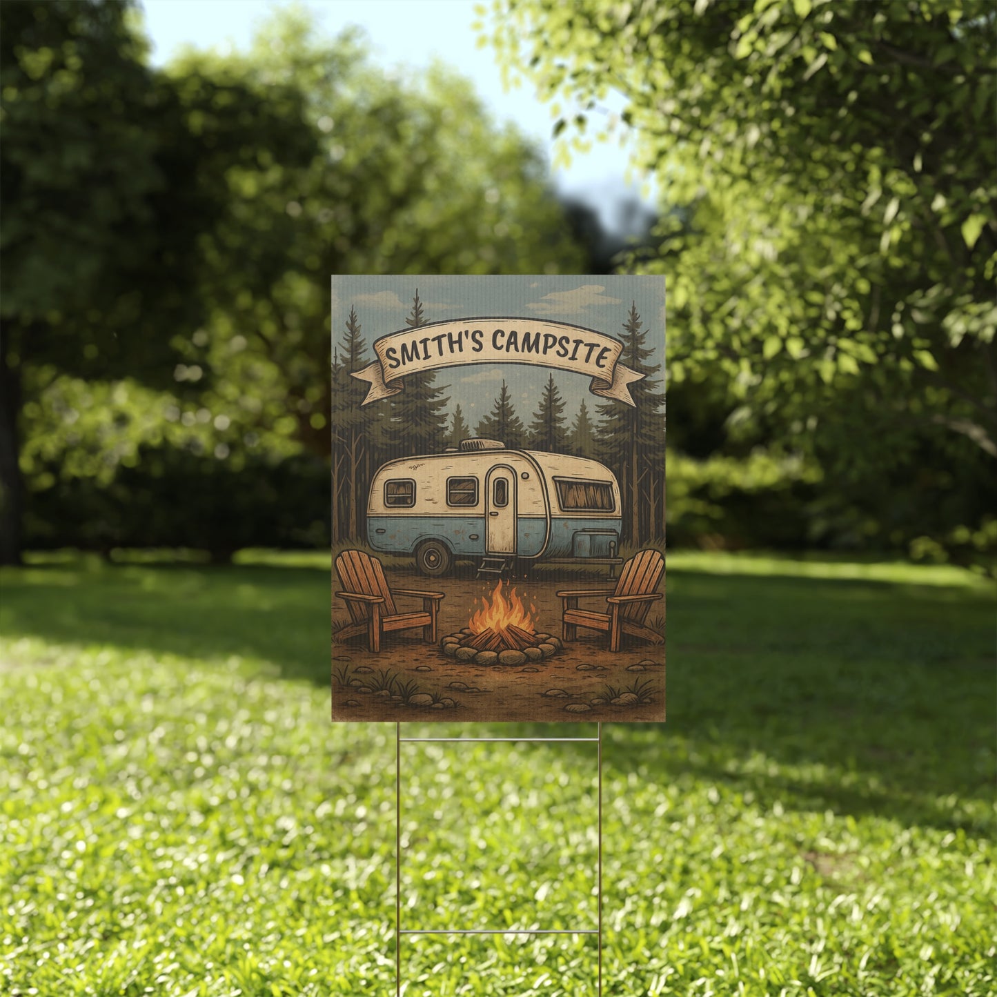 Personalized Camping Sign| Outdoor Decor