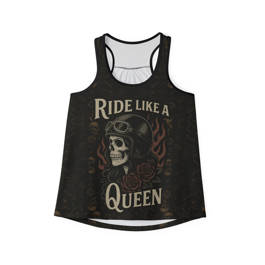 Ride Like a Queen Women's Tank Top - Biker Style