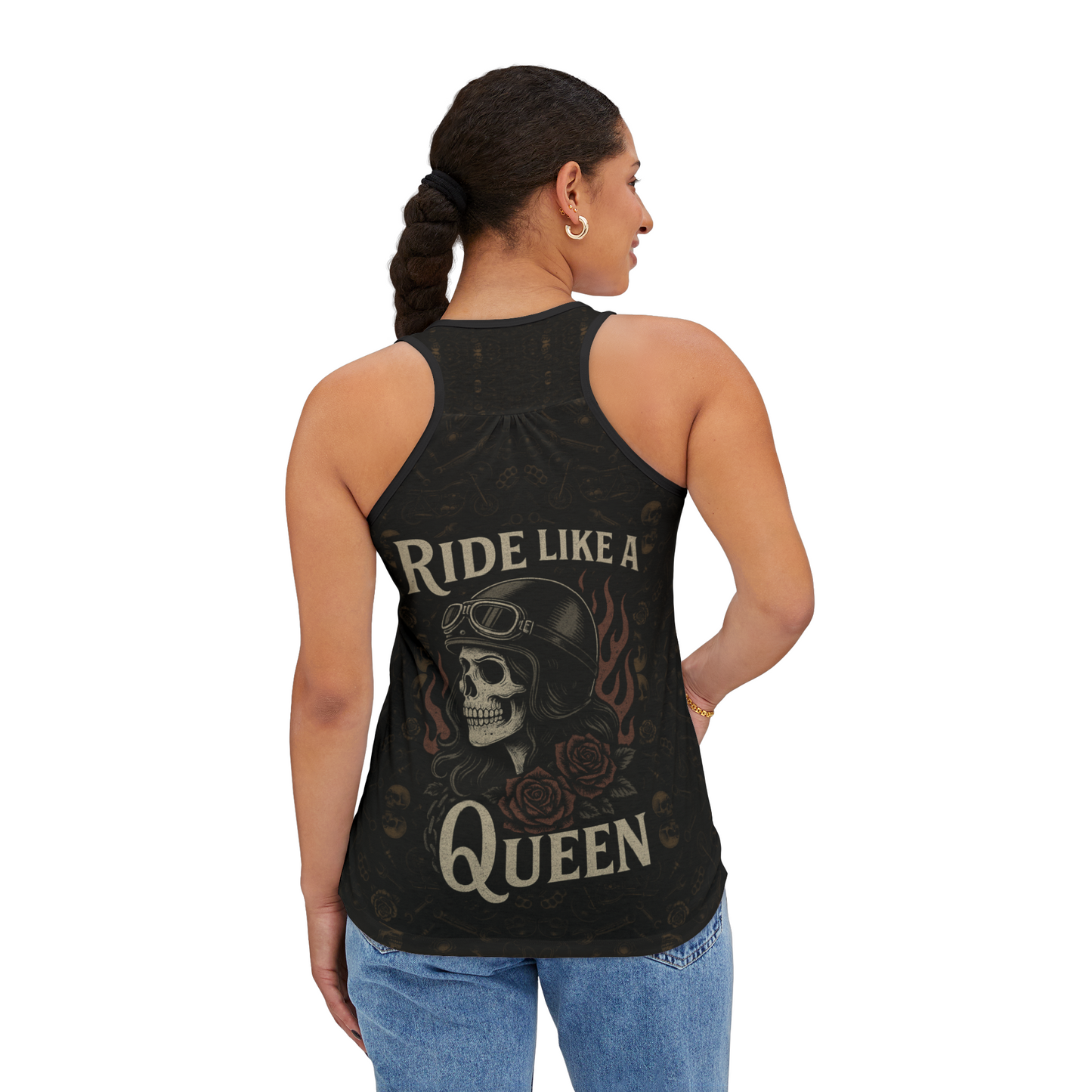 Ride Like a Queen Women's Tank Top - Biker Style