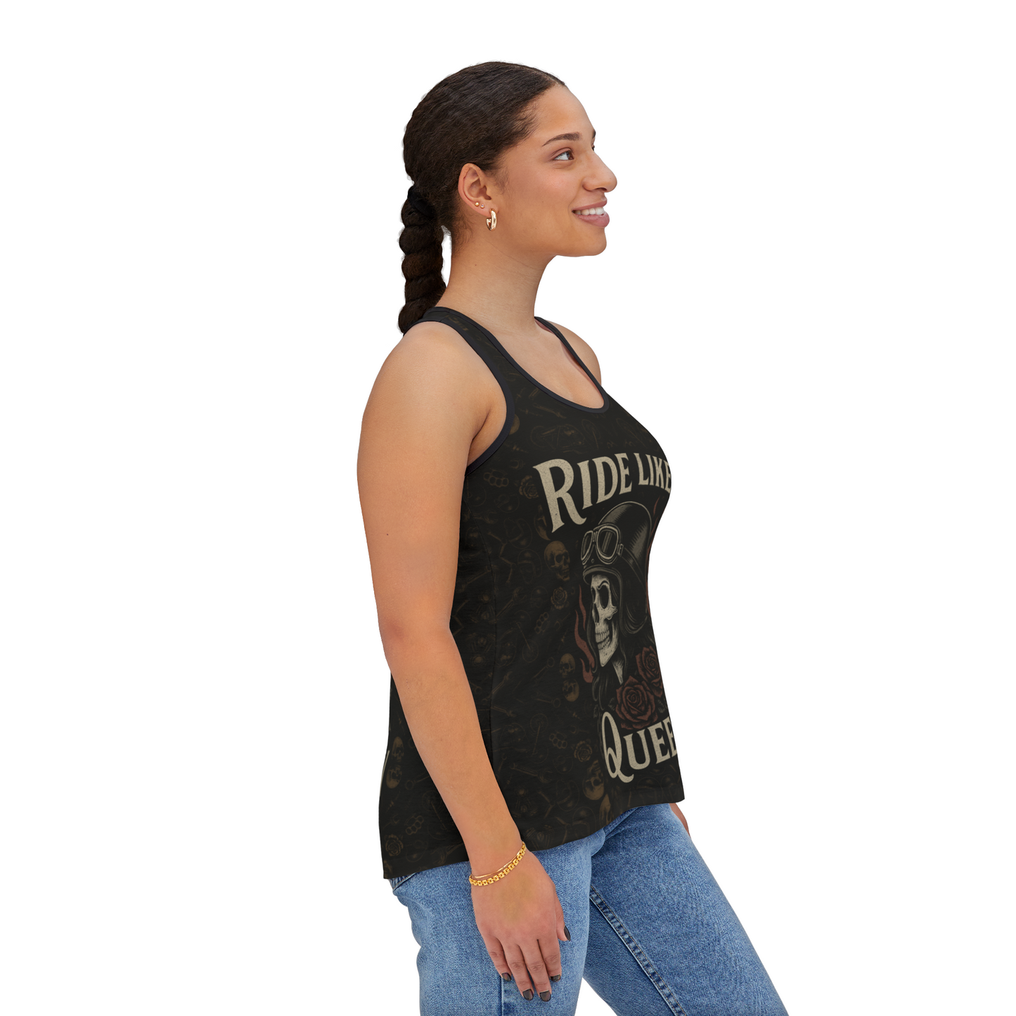 Ride Like a Queen Women's Tank Top - Biker Style