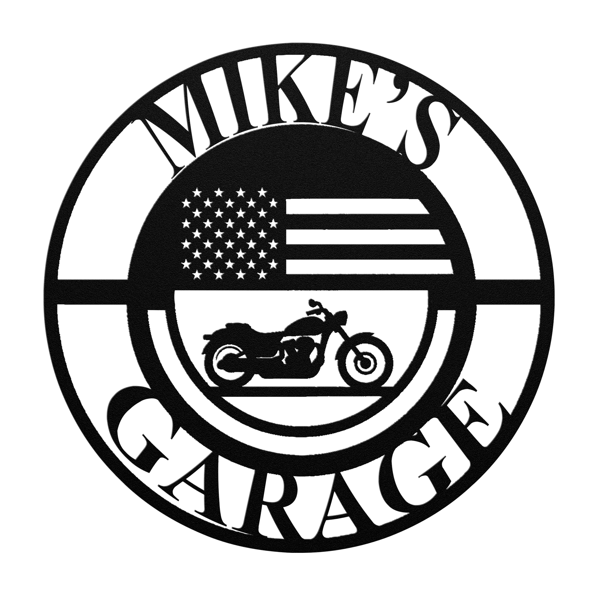 Personalized_Biker_Garage_Metal_Sign__Black_Transparent_Mockup.png
