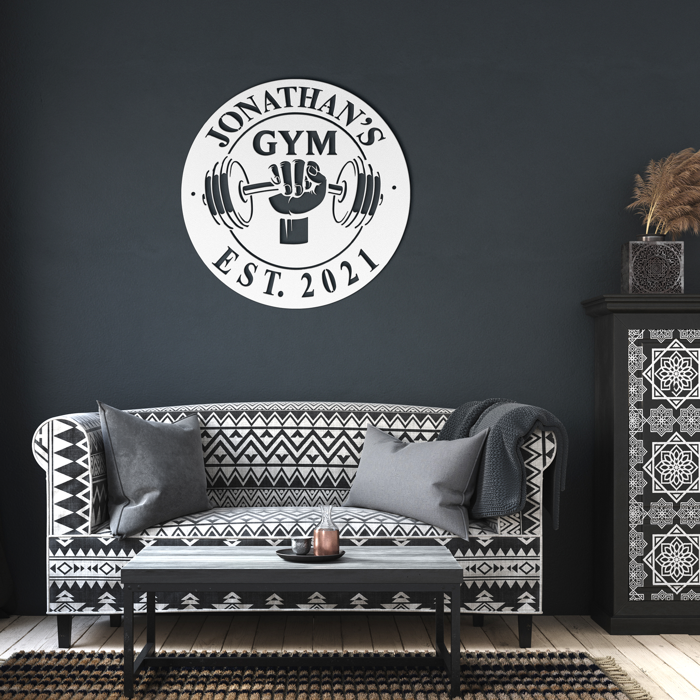 Personalized_Gym_Metal_Sign__For_True_White_Dark_Living_Room_Mockup.png