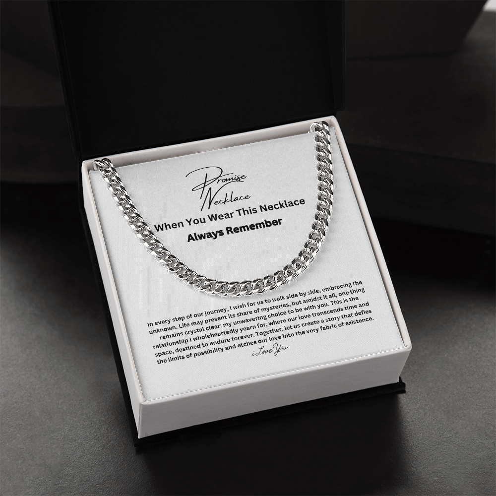 Promise Necklace for Him – Meaningful Gift Set