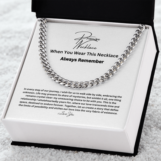 Promise Necklace for Him – Meaningful Gift Set