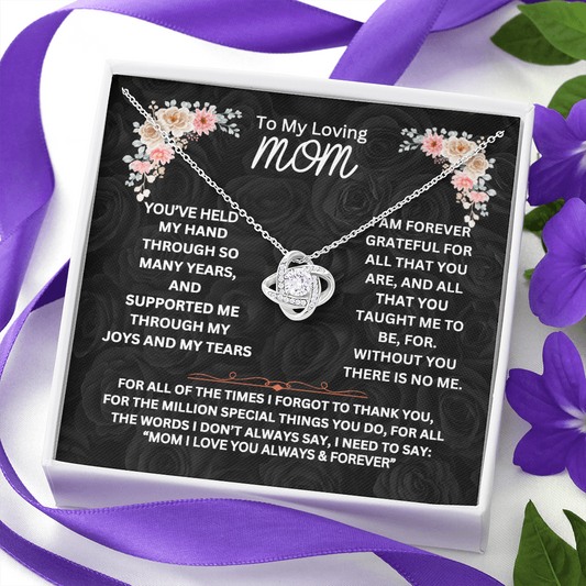 Heartfelt Gift Set for Mom – Mother's Day Necklace She'll Love