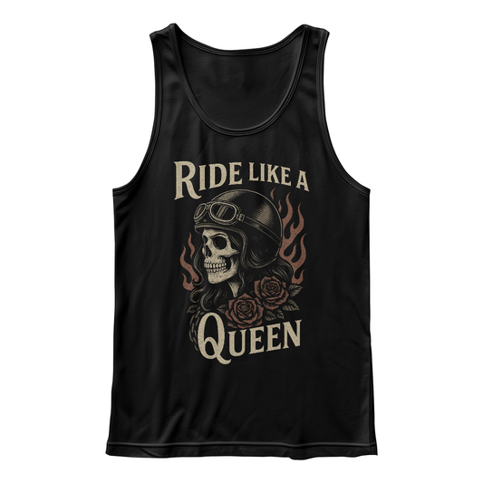 🔥 Ride Like a Queen – Biker Tank for Bold Women